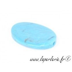 Oval 45x33mm TURQUOISE