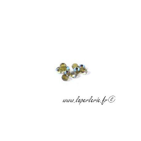 Ronde 5000 4mm OLIVINE AB x20  - 1