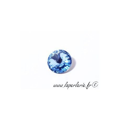 Cabochon rond 1122 14mm (Rivoli) LIGHT SAPPHIRE  - 1