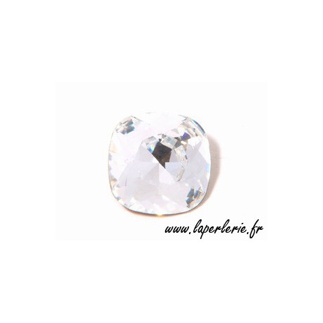 Cabochon carré 4470 12mm CRYSTAL  - 1