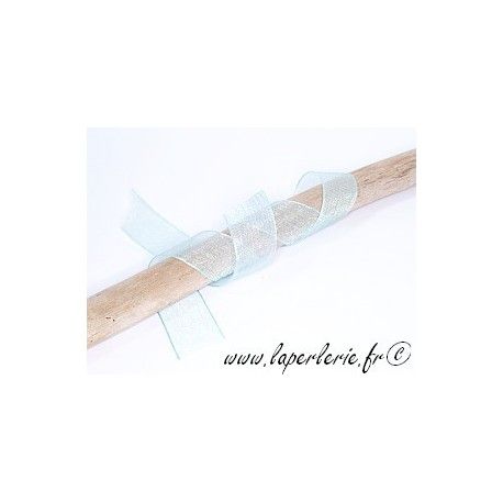 Mousseline 15mm LIGHT AZORE x2m  - 1