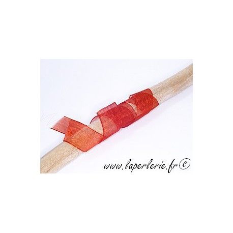 Mousseline 15mm INDIAN RED x2m  - 1