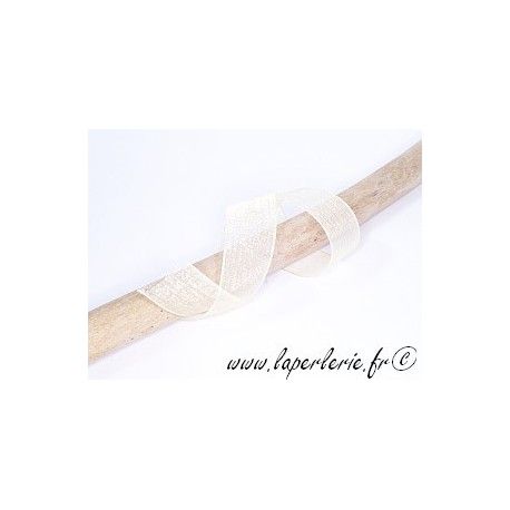 Mousseline 15mm JONQUIL x2m  - 1