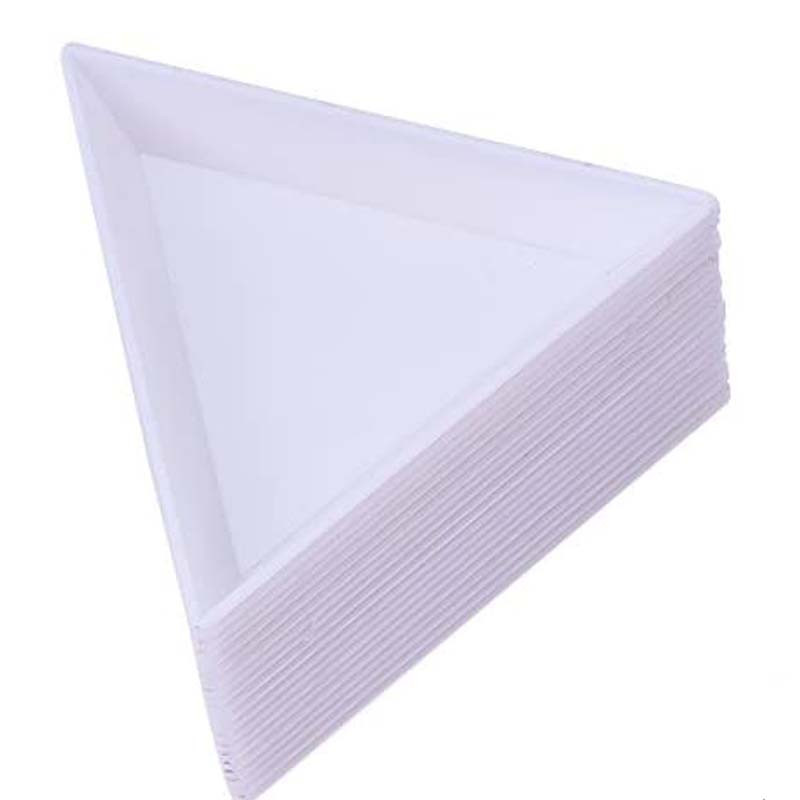 Coupelle de tri triangulaire pour perles 7.3x7.3cm x5