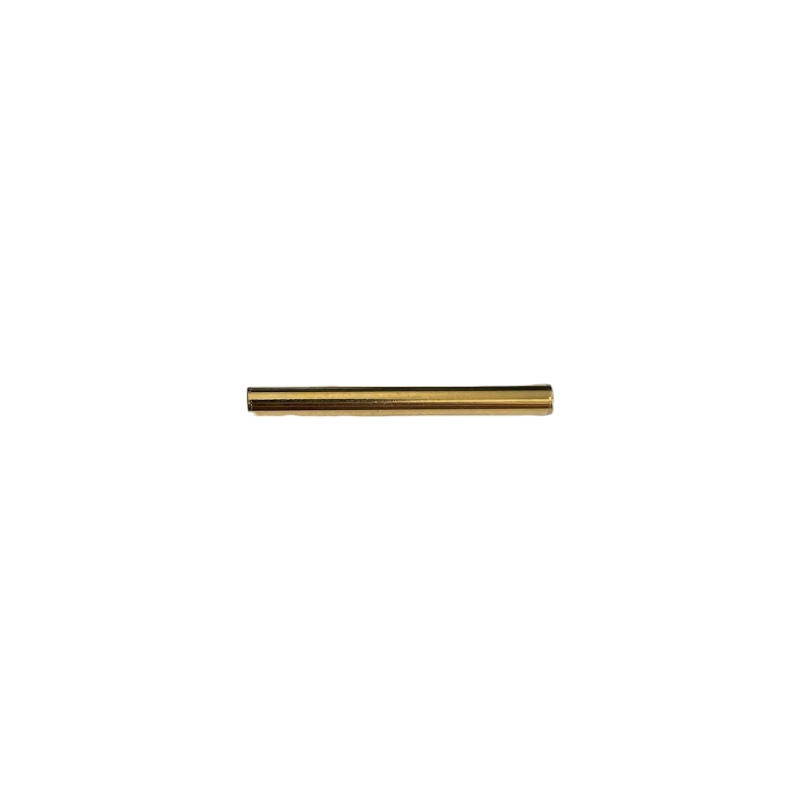 Perle tube 20x2mm doré à l'or fin 24K x1