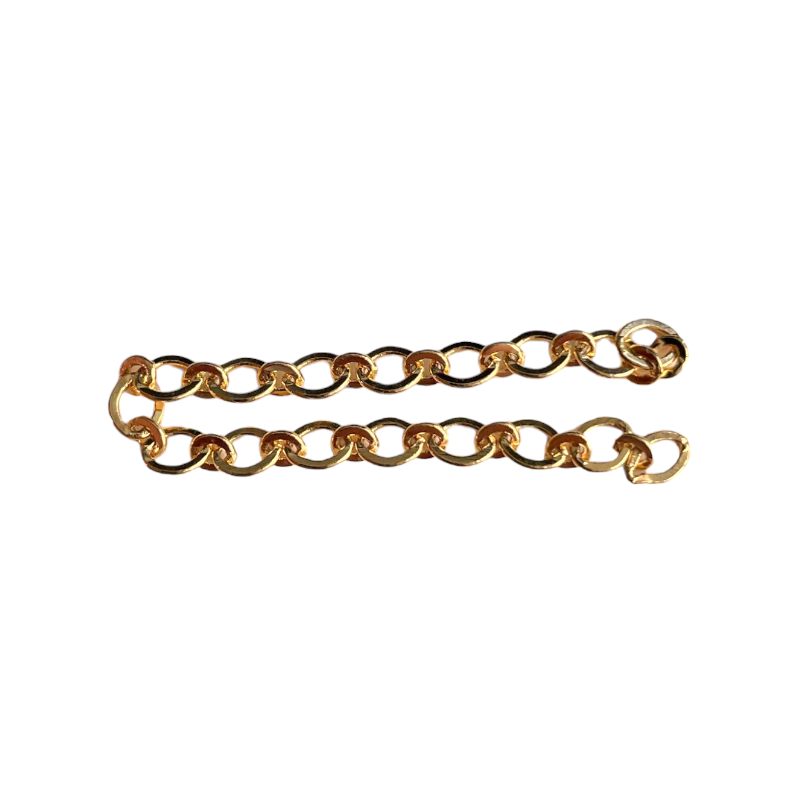 Chaîne maillon ovale + rond en laiton doré 4.5x3mm x1m