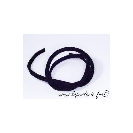 Lanière simili daim 3X1mm NOIR x2m  - 1