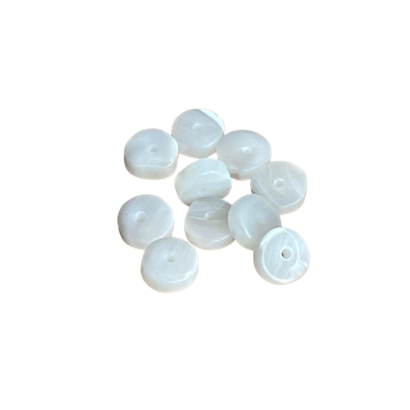 Rondelle Heishi en nacre 6x2mm x1