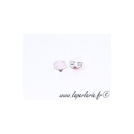 Strass à coudre 4mm ROSE ALABASTER x10  - 1