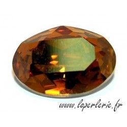 Oval cabochon 4120 18X13mm CRYSTAL COPPER