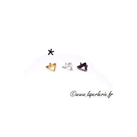 Griffe pour triangle 10mm DORÉ  - 1