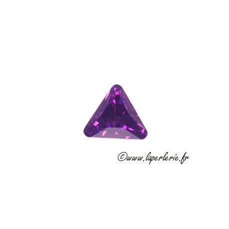 Cabochon triangle 4722 11X10mm AMETHYST  - 1