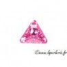 Cabochon triangle 4722 11X10mm ROSE