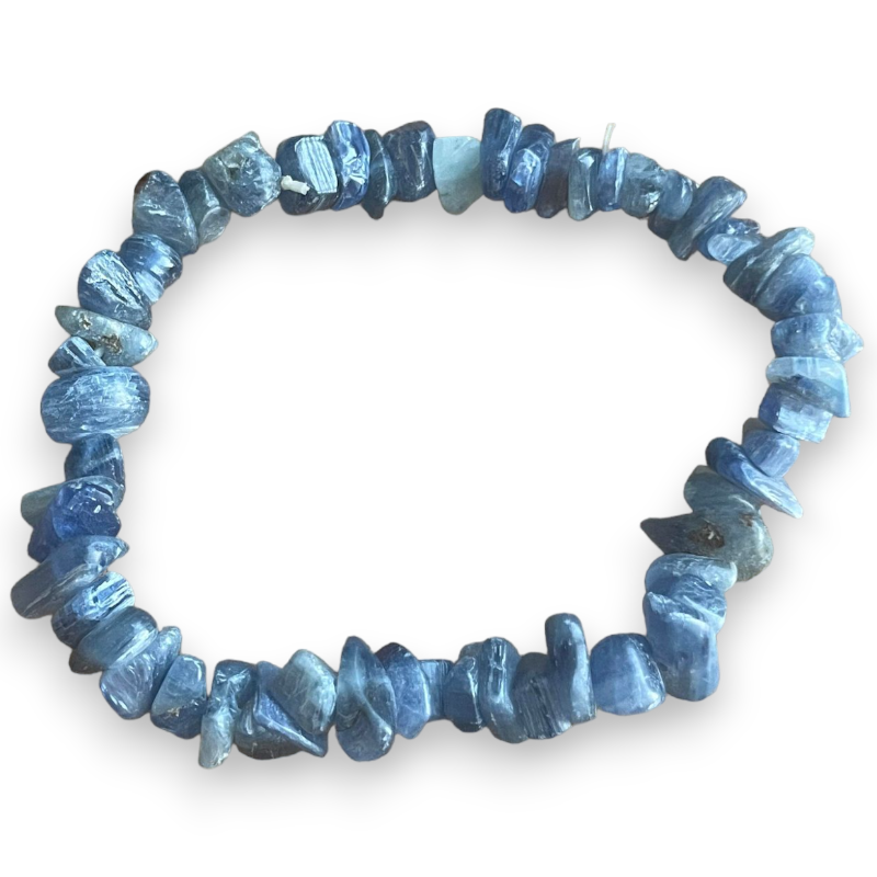 Bracelet Chips en Kyanite Naturelle - fil de 18cm x1