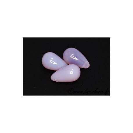 Goutte 9X15mm MAUVE OPALE x10  - 1