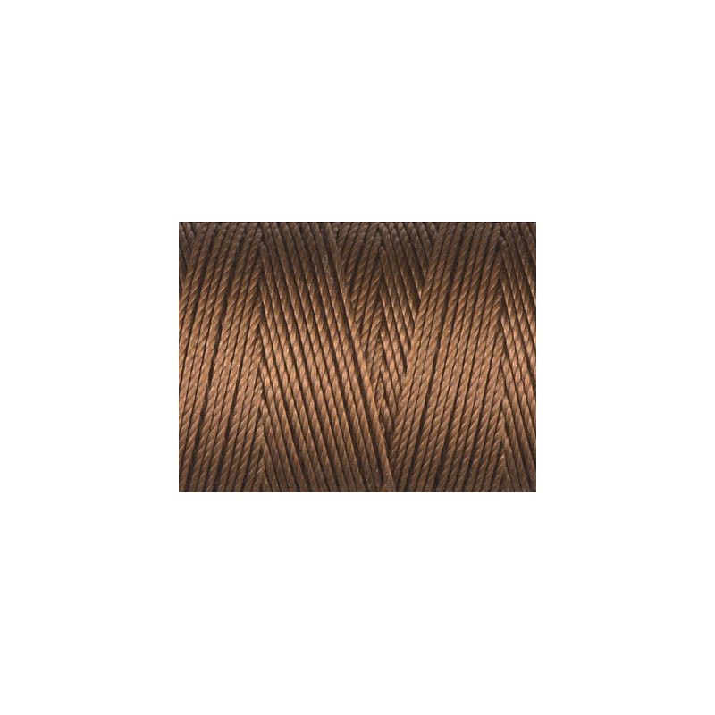 Fil C-LON bead cord ép.0.5mm 84m CHESTNUT x1