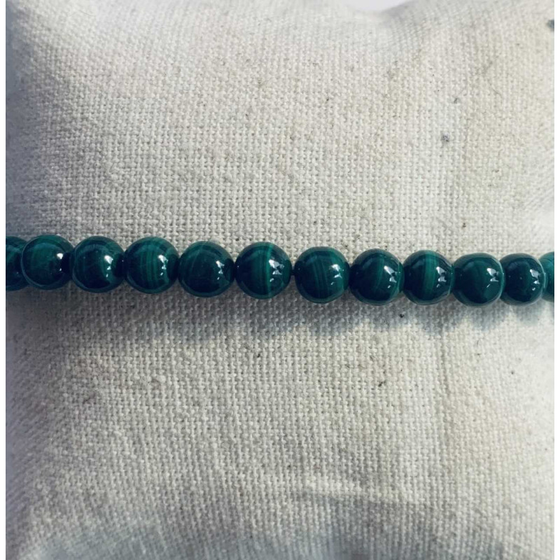 Ronde Malachite 8mm,6mm et 4mm X1 Fil de 40cm