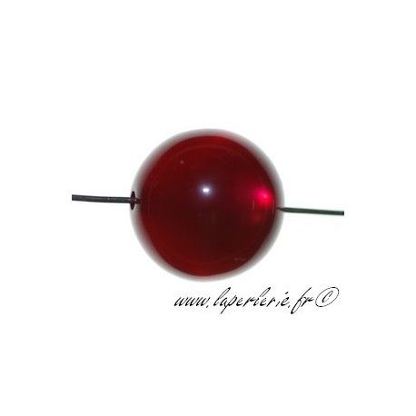Ronde polaire lustrée 18mm GARNET  - 1