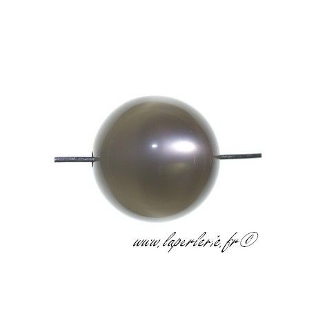 Ronde polaire lustrée 18mm GRIS  - 1