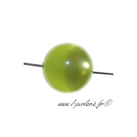 Ronde polaire lustrée 18mm PERIDOT  - 1