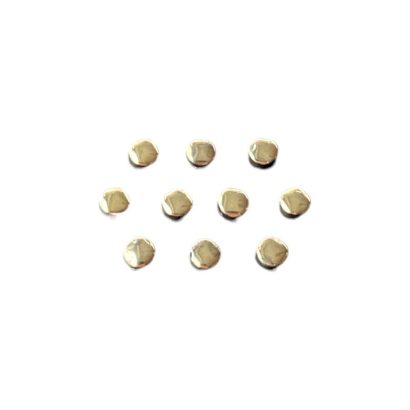 Palets hématite doré 4x2mm X10