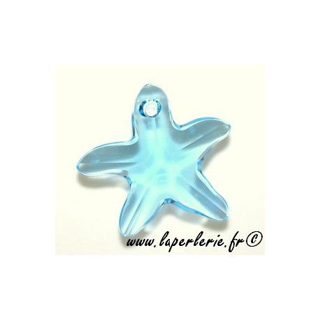 Etoile de mer pendentif 6721 20mm AQUAMARINE  - 1