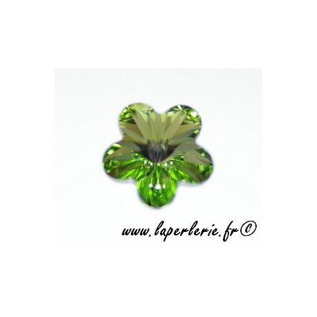 Cabochon fleur 4744 10mm PERIDOT  - 1