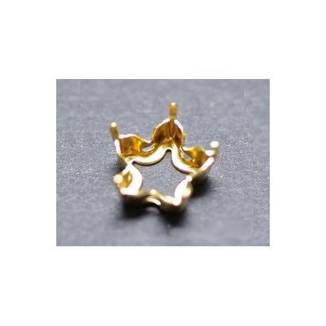 Griffe pour cabochon fleur 4744 10mm DORE  - 1