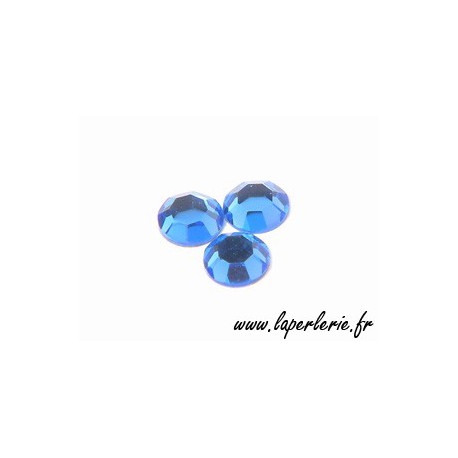 Strass à coller 6 mm SAPPHIRE x8  - 1