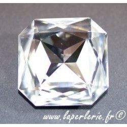 Square cabochon 4675 23mm CRYSTAL