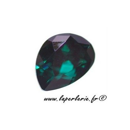 Cabochon poire 4320 18X13mm EMERALD  - 1