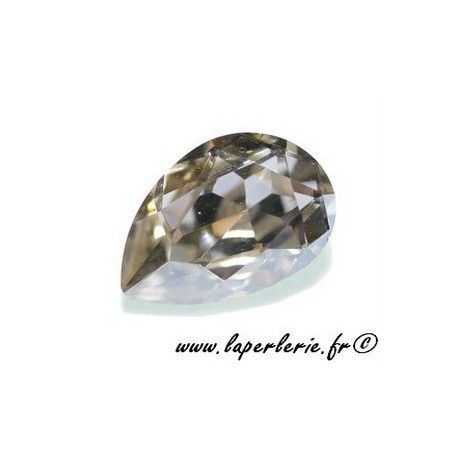 Cabochon poire 4320 18X13mm CRYSTAL SILVER SHADE  - 1