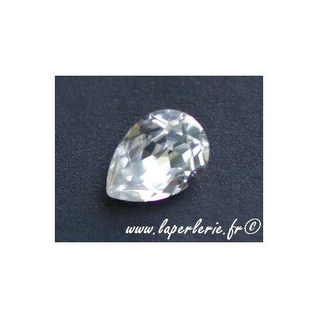 Cabochon poire 4320 18X13mm CRYSTAL UNFOILED  - 1