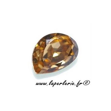 Cabochon poire 4320 14X10mm LIGHT COLORADO TOPAZ  - 1