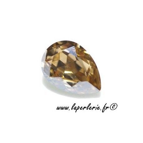 Cabochon poire 4320 14X10mm CRYSTAL GOLDEN SHADOW  - 1