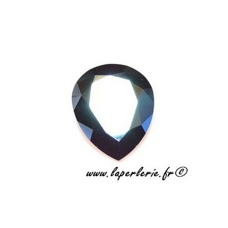 Cabochon poire 4320  8X6mm CRYSTAL METALLIC BLUE  - 1