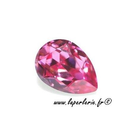 Cabochon poire 4320 8X6mm ROSE  - 1