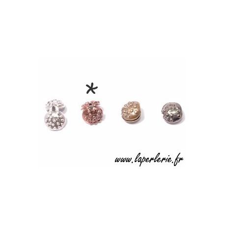 Cache noeud picot 8 mm CUIVRE x 4  - 1