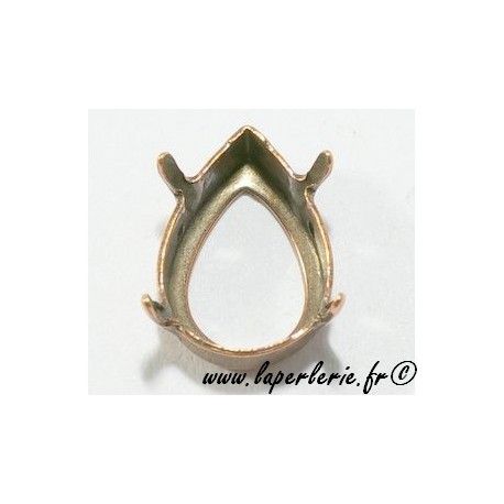 Griffe cabochon poire 4320 18X13mm CUIVRE  - 1