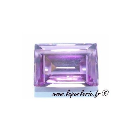 Cabochon step cut 4527 18X13mm LIGHT AMETHYST  - 1