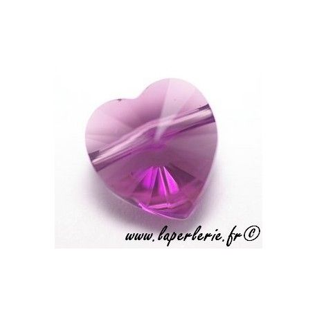 Coeur à enfiler 5742 10mm AMETHYST  - 1