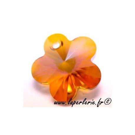 Fleur pendant 6744 18mm CRYSTAL COPPER  - 1