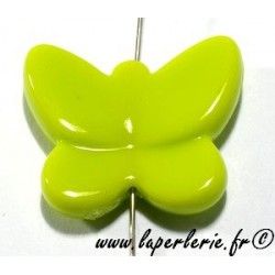 Papillon polyester 30mm ANIS x3