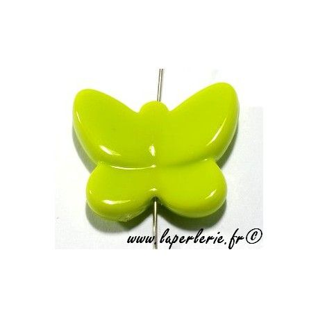 Papillon polyester 30mm ANIS x3  - 1