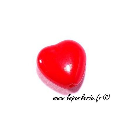 Coeur 11X11mm ROUGE x5  - 1