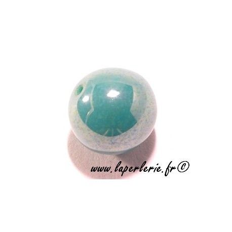Ronde 10mm lustrée LIGHT EMERALD x4  - 1