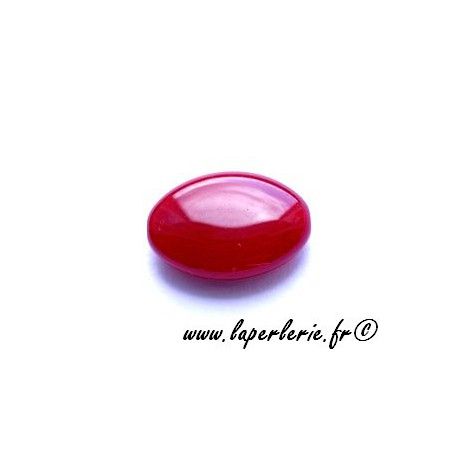 Ovale aplatie 19X13mm SIAM OPAQUE  - 1
