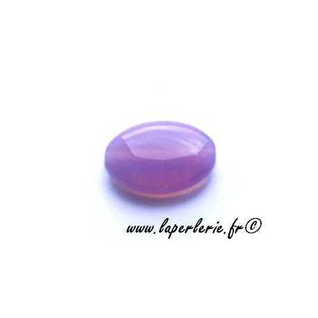 Ovale aplatie 19X13mm MAUVE OPAL  - 1