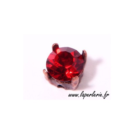 Strass pte diamant 6 mm SIAM x2  - 1