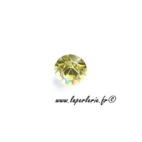 Strass pte diamant 8mm JONQUIL x2  - 1